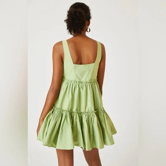 ✨ Anthropologie Voluminous Mini Dress Sz L - Picture 2 of 5